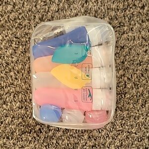 NWT TSA approved travel bag with containers